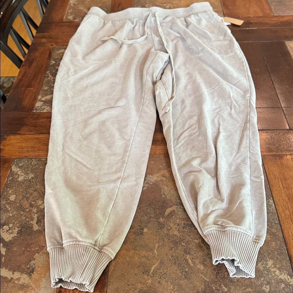 Taupe Jogger Sweatpants